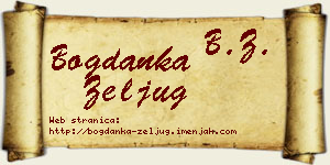 Bogdanka Zeljug vizit kartica